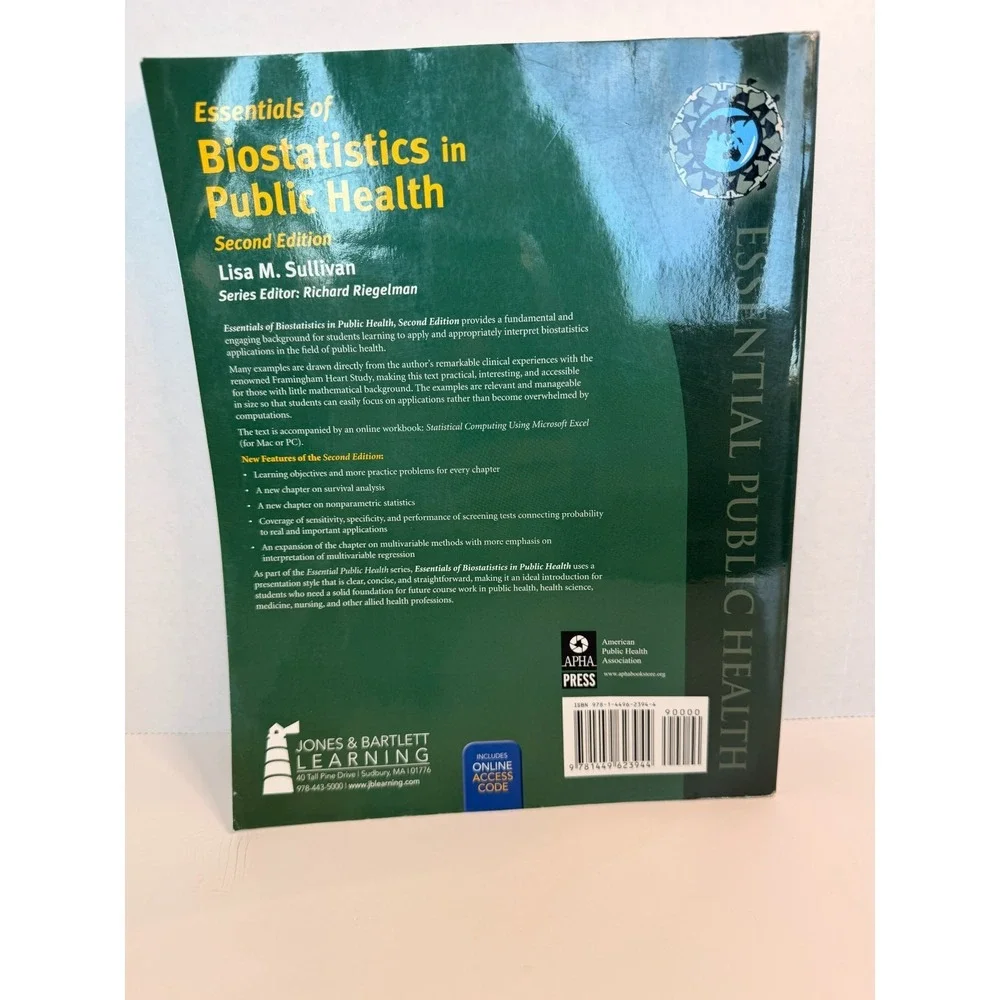 Essentials of Biostatistics in Public Health 2nd Edition Lisa M. Sullivan